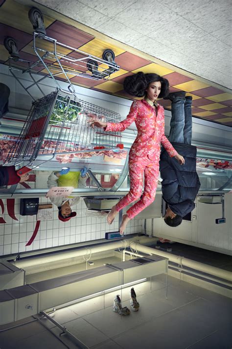 Photographer Captures Upside Down Models In Stylish