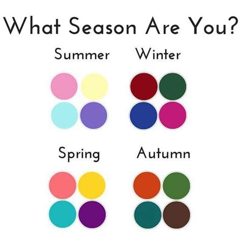 What Is My Seasonal Color Palette Quiz Seoper