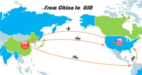 If you travel with an airplane (which has average speed of 560 miles) from china to united states, it takes 12.95 hours to arrive. Tracking the shipping time from China to Usa with ...