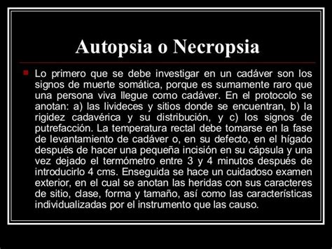Diferencias Entre Autopsia Y Necropsia En Medicina Forense