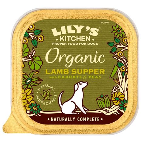 Lilys Kitchen Organic Lamb Supper Wet Dog Food 150g Feedem