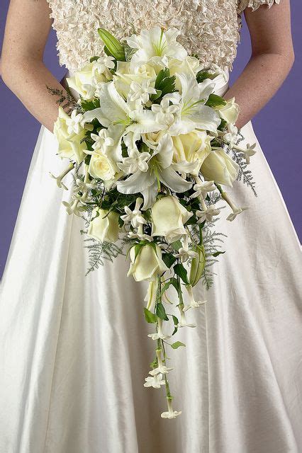 Cascade Bridal Bouquet In 2020 Cascading Bridal Bouquets