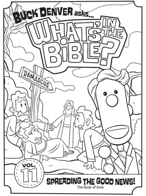 What happens when a person encounters jesus? Conversion of Saul free coloring page from Volume 11 of What's in the Bible? | WITB | Pinterest ...