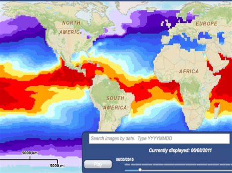 Sea Surface Temperature Map Viewer Noaa