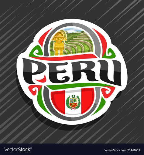 Logo For Peru Royalty Free Vector Image Vectorstock