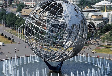 A Nice View Of The Unisphere From The New York State Pavilion State