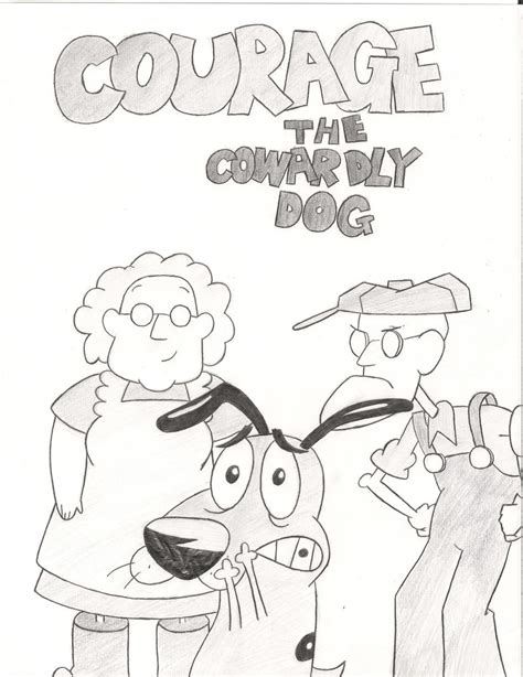 Courage The Cowardly Dog By Thealjavis On Deviantart