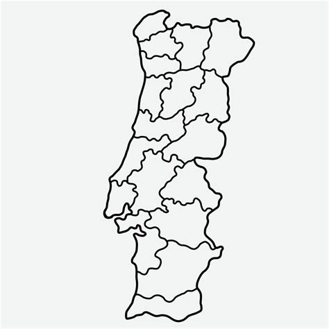 Doodle Freehand Drawing Of Portugal Map Vector Art At Vecteezy