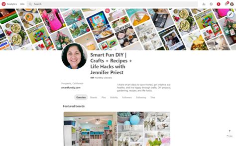 How To Optimize The New Pinterest Profile For 2018 Smart Creative Social