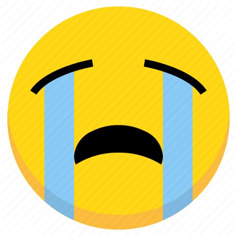 Cry Crying Emoji Emoticon Expression Face Sad Icon Download On