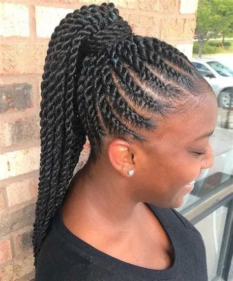 30 Ravishing Cornrow Ponytails For Women To Choose From