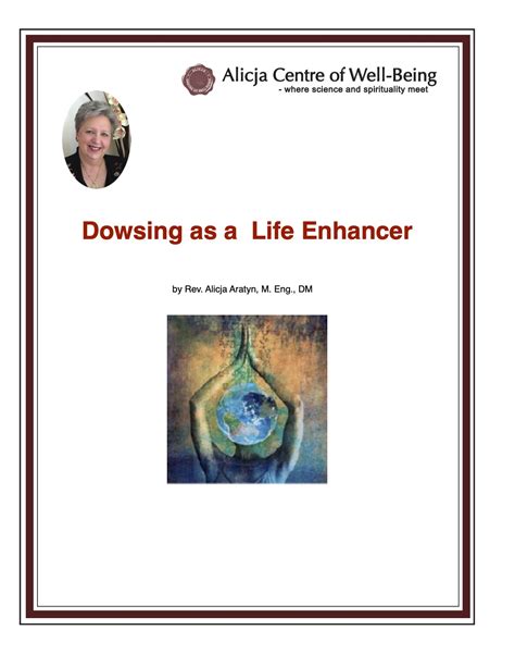 On Line Courses Science Of Dowsing Alicja Centre Of Well Being