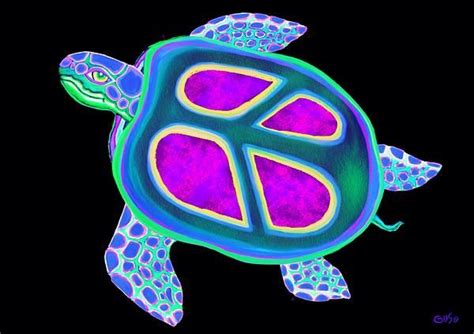 Peace Sea Turtle Too By Nick Gustafson Turtle Sea Turtle Peace