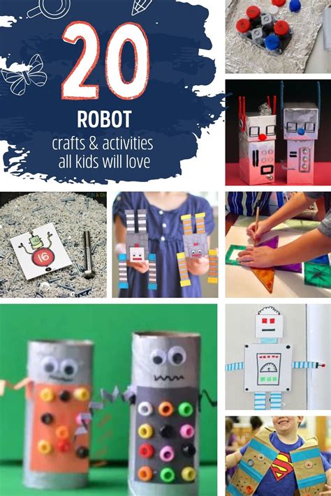 20 Robot Activities And Robot Crafts All Kids Need To Do