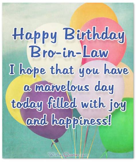 Amazing Birthday Wishes And Cards For Your Brother In Law