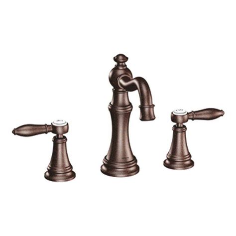 Deck mount faucet in the double or single handle are faucets that are mounted onto your own kitchen deck. MOEN Weymouth 8-inch Widespread 2-Handle High-Arc Bathroom ...