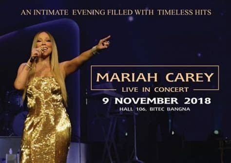 International superstar mariah carey is having a concert in dubai, and it's absolutely free! Where to buy tickets for Mariah Carey's Bangkok concert at ...