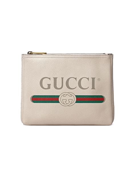 Gucci Gucci Print Leather Small Portfolio Farfetch