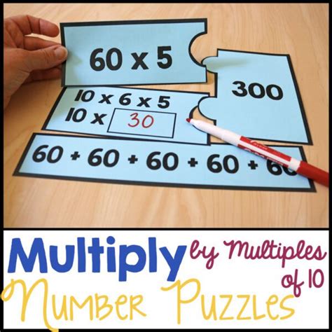 Third Grade Number Puzzles Bundle