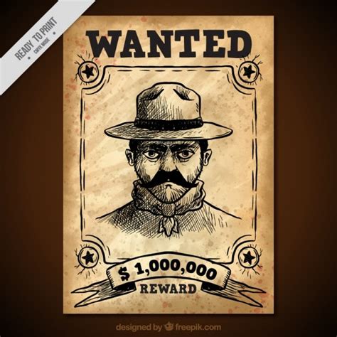 Share 79 Wanted Poster Sketch Latest Ineteachers