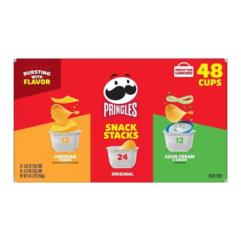 Product Of Pringles Snack Stacks Variety Pack 48 Ct Chips Bulk