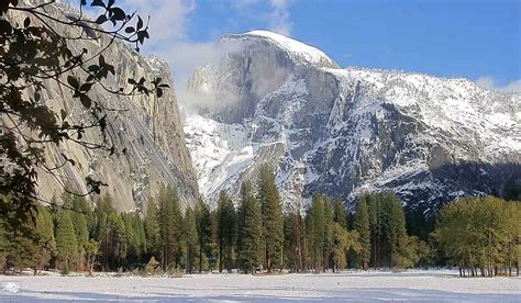Yosemite Gets Pummeled With Snow Looks Like A Winter Wonderland