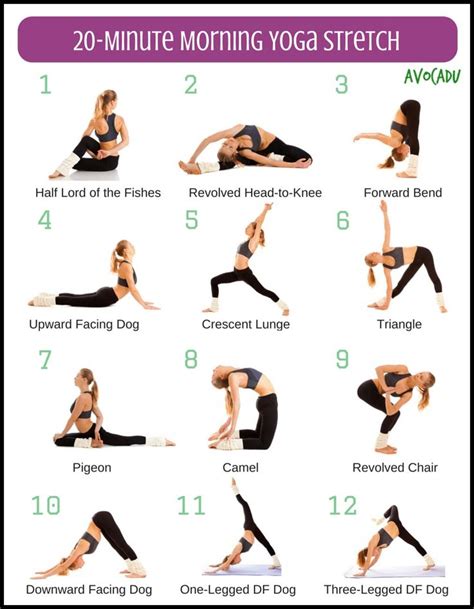 20 Minute Morning Yoga Stretch For Beginner Morning Yoga Stretches Yoga Stretches For