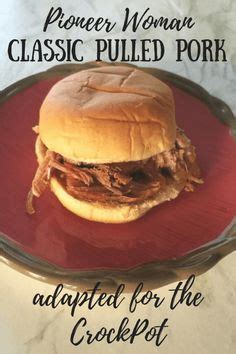 Ranch pork chop sheet pan supper. Pioneer Woman Classic Pulled Pork - Adapted for the Crock Pot | Food recipes, Pulled pork ...