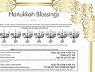Hanukkah Blessings Card Print Prayer Guide Rules Jewish | Etsy
