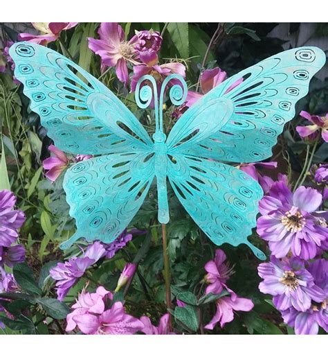 Butterfly Sculptural Garden Ornament Extra Large Etsy