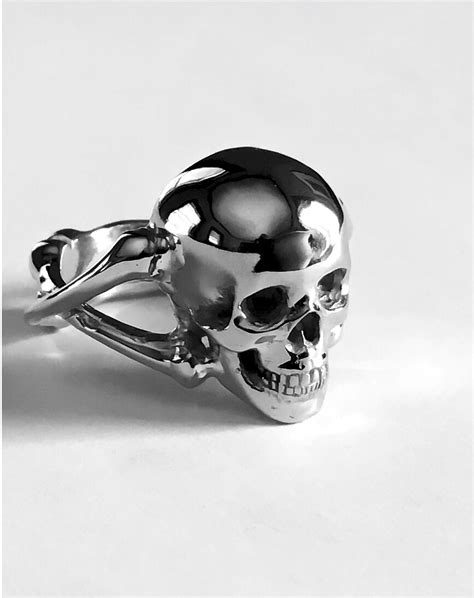 skull and bones ring — andrew gordon jewelry