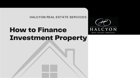 Top Tips For Financing Investment Properties