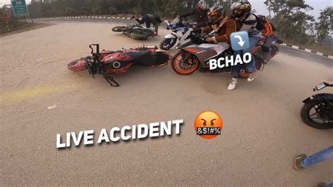 Live Accident Ho Gya Youtube