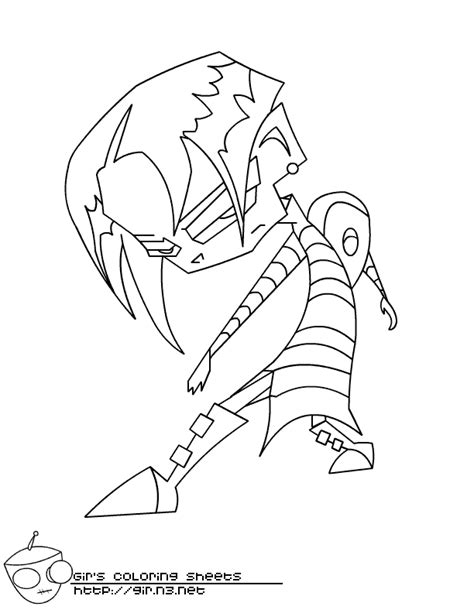 Maybe you would like to learn more about one of these? Invader Zim Printable Coloring Pages - Coloring Home