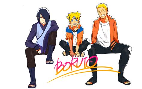 Narutosasuke And Boruto By Yomi178 Hd Wallpaper Background Image