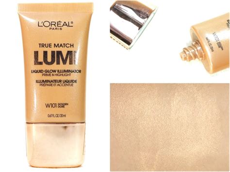 L Oreal True Match Lumi Liquid Glow Illuminator Highlighter Review Swatches