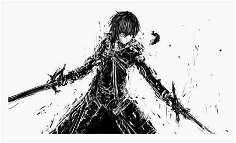 Anime Guy With Sword Hd Png Download Kindpng