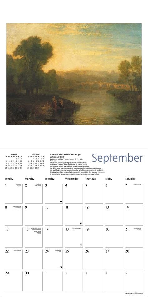 Tate British Landscapes Wall Calendar 2024 Art Calendar Book