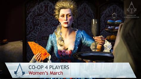 Assassin S Creed Unity Co Op Women S March Players Youtube