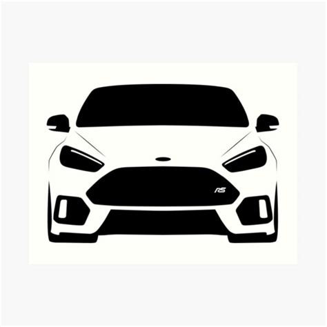 Ford Focus Rs Art Print For Sale By Lpda69 Redbubble