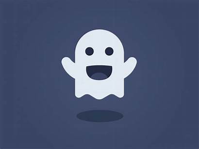 Ghost Monster Animation Dribbble Halloween Vector Happy