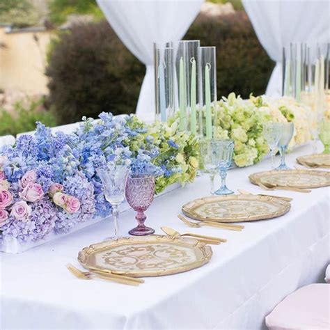 Its All Pastels An Ombré Tablescape Of Pastel 💕 Pastel Table
