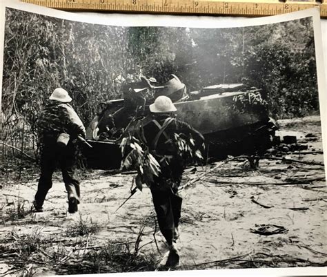 X Photograph Of Viet Cong Rpg Team In Staged Firefight Enemy