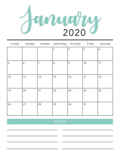 2020 Calendar With Holidays Template Word Pdf Hot Sex Picture