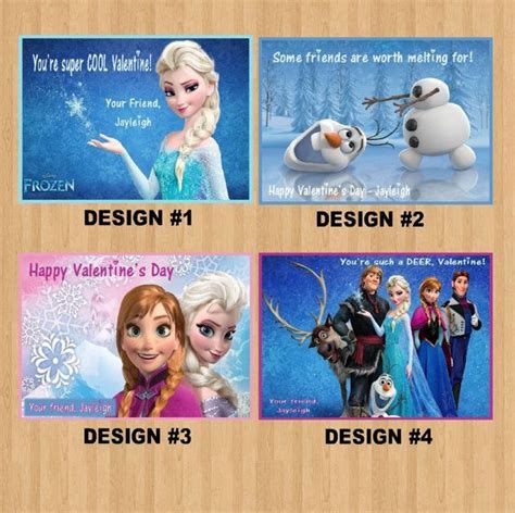 Disney frozen 32 valentine's with 32 glitter tattoos $10.00. Frozen cards | Valentines school, Valentines, Valentines cards