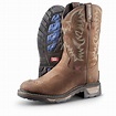 Men's Tony Lama® Waterproof Pull - on Work Boots, Tan - 282472, Cowboy ...