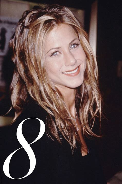 Thelist 90s Beauty Icons Jennifer Aniston Hair Jennifer Aniston Long Dark Hair