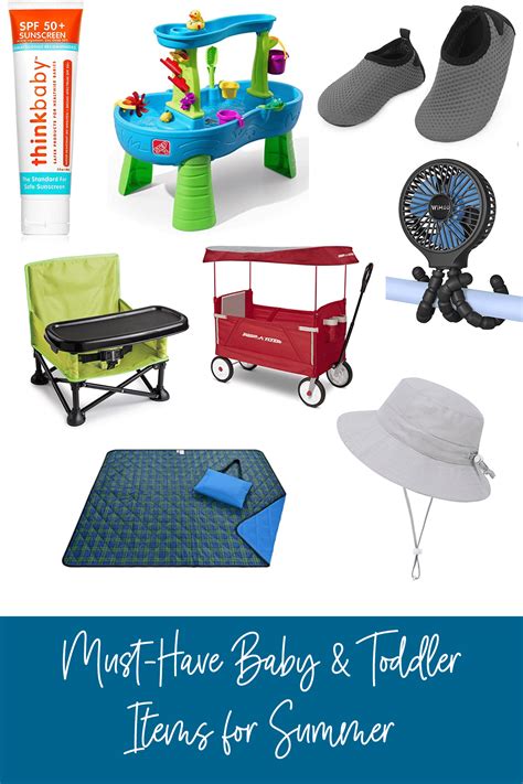 Must Have Baby And Toddler Items For Summer Life Unsweetened