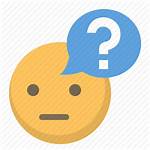 Emoji Question Confused Mark Icon Face Transparent