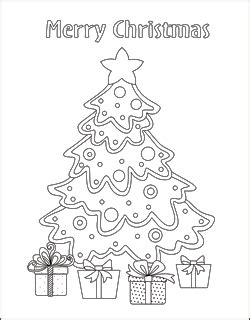 If you don't want to write merry christmas in spanish, you can change the text easily and add your own christmas message. Free Christmas coloring pages - Christmas tree coloring ...